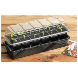 GARLAND Pienoiskasvihuone, kastelumatto, 12 kennoruukkua, Garland