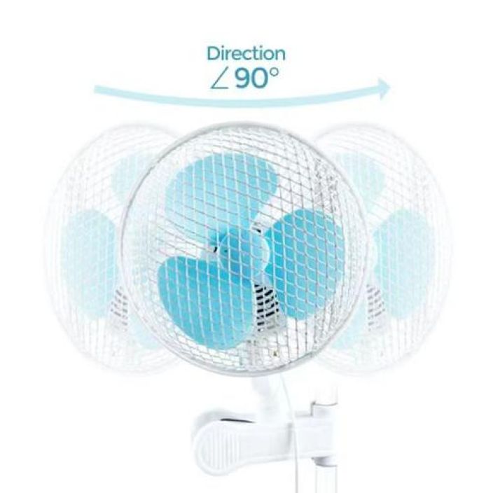 Klipsi-tuuletin, Climatek 20 cm, oskilloiva tuotekuva 1