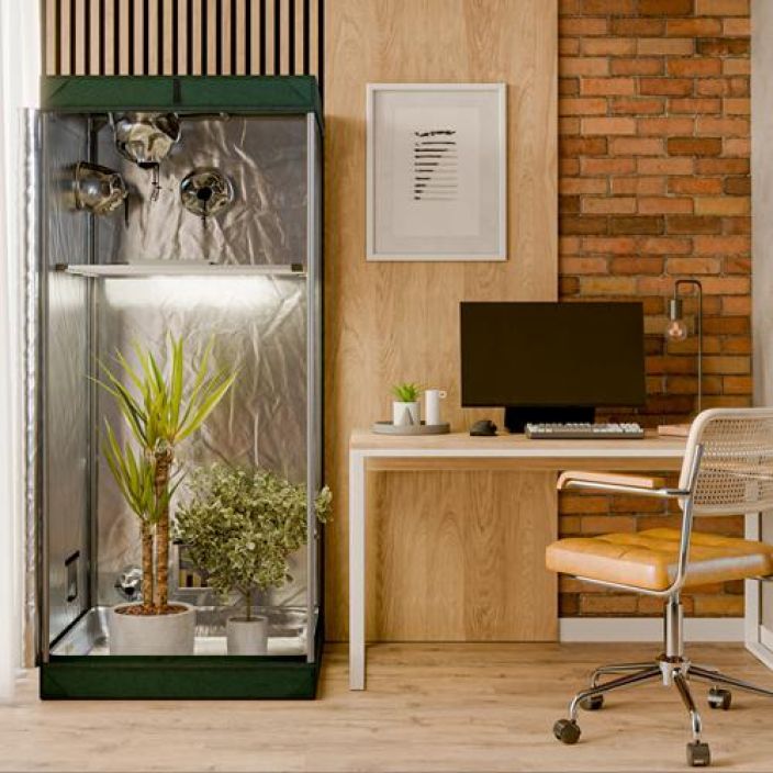 Kasviteltta, Royal Room 2.0 C80, 80x80x180cm tuotekuva 6