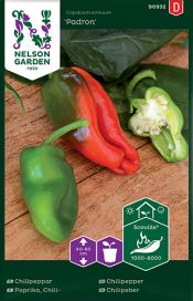 NELSON GARDEN Paprika, Chili-, Padron