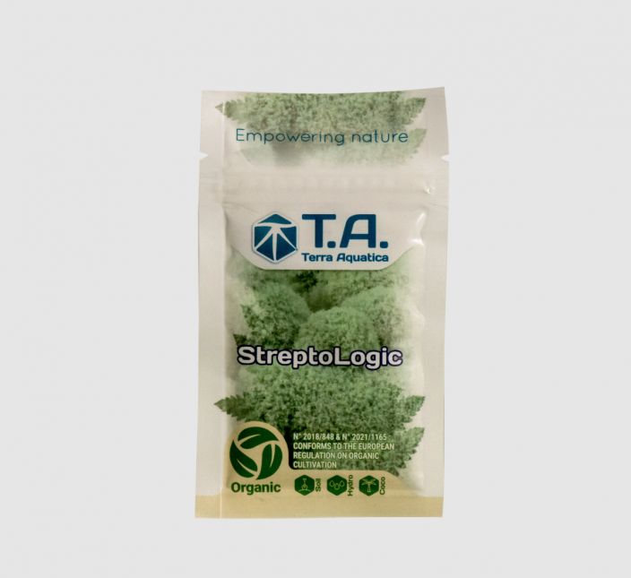 Terra Aquatica Streptologic 10g Biostimulantti, joka tekee kuumalla saalla kasvista vastustuskykyisemman.
