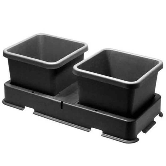 Easy To Grow viljelyjarjestelmaan 2-paikkainen lisamoduuli Lisamoduuli 2x8,5L ruukuilla Easy To Grow