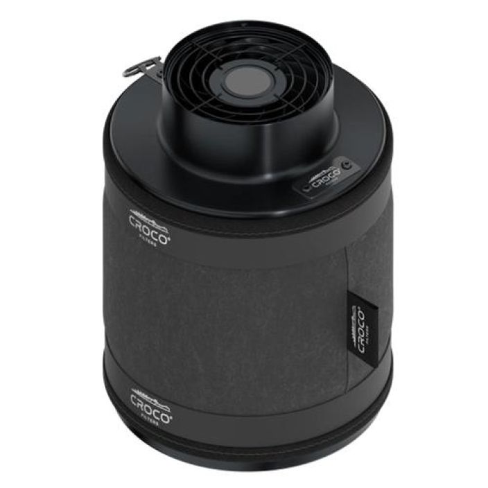 Croco Filters 160-240m3/h ø100mm Aktiivihiilisuodatin Laadukas teollisuussuodatin imu- tai puhallusilman suodattamiseen.