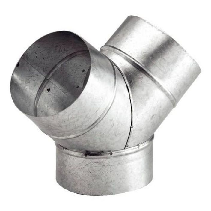 Y-pala ø 160mm TMY 160. Y-haaroitus ilmanvaihtoputkelle