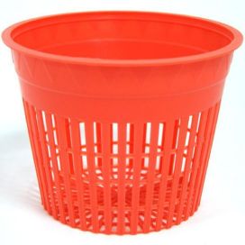 PLATINIUM Ruukku, verkko-, muovia, pyöreä, oranssi ø 15 cm