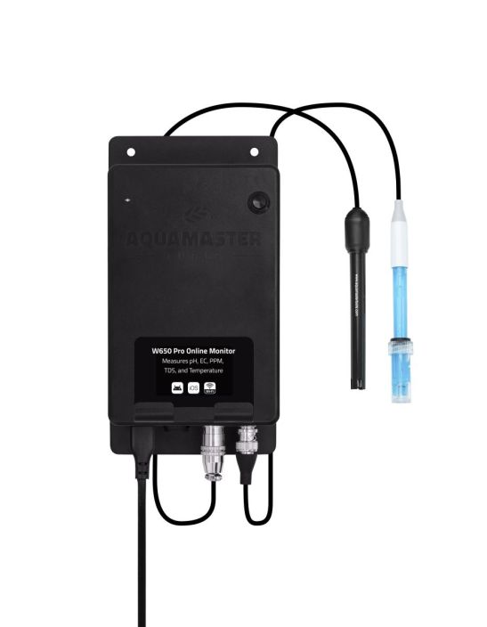 pH/EC Wi-Fi monitori, Aquamaster Tools W650 Pro Online tuotekuva 1