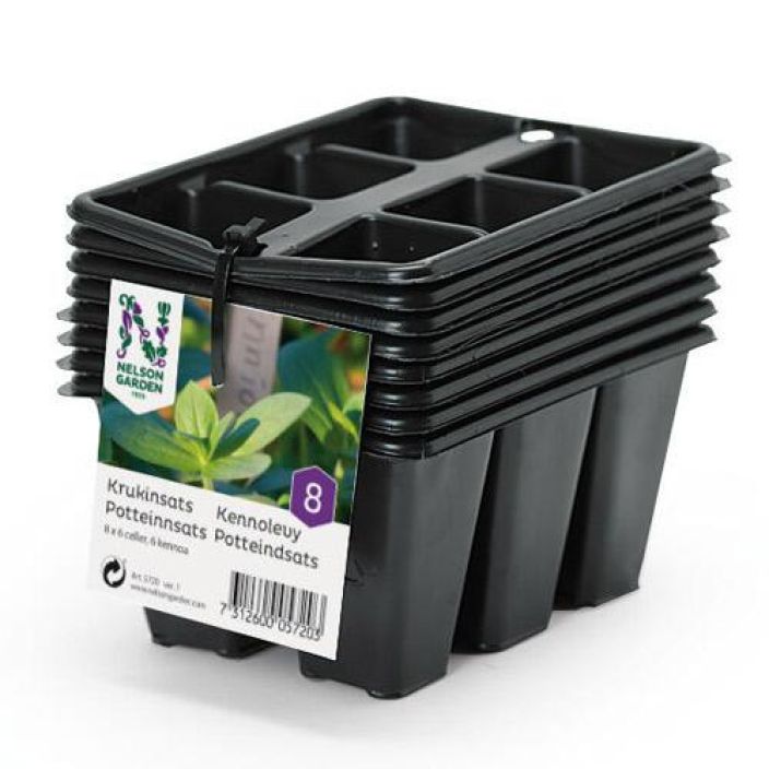 Pikkukennosto 14x8cm 3kpl Nappara kennosto siemenkylvoihin ja pistokkaille Pikkukennosto 14x8cm 3kpl Nappara kennosto siemenkylvoihin ja pistokkaille