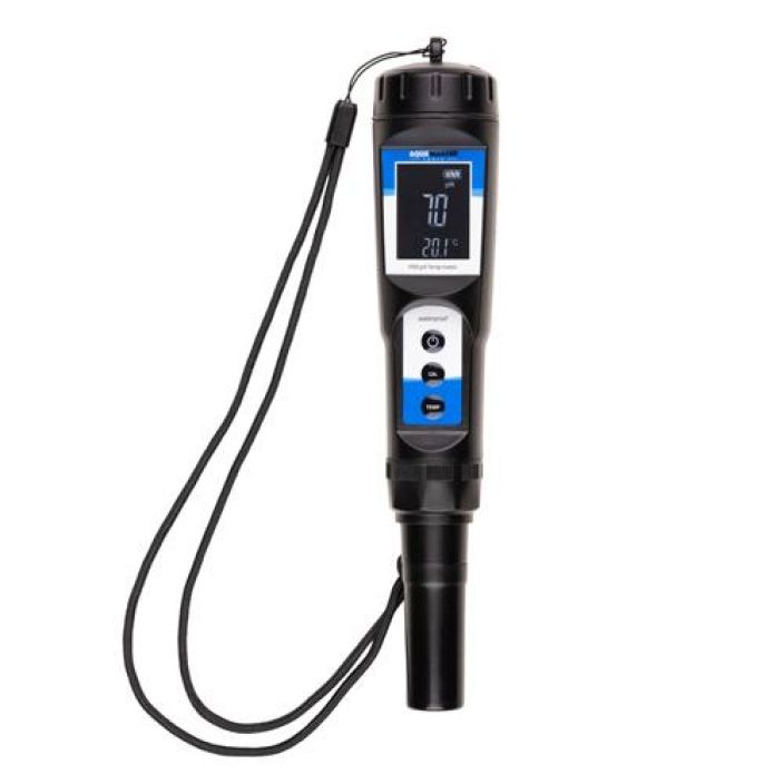 pH-mittari Aquamaster Tools P50 Pro 2 Vesitiivis, pH/TEMP-arvojen mittaamiseen. Vaihdettava elektrodi