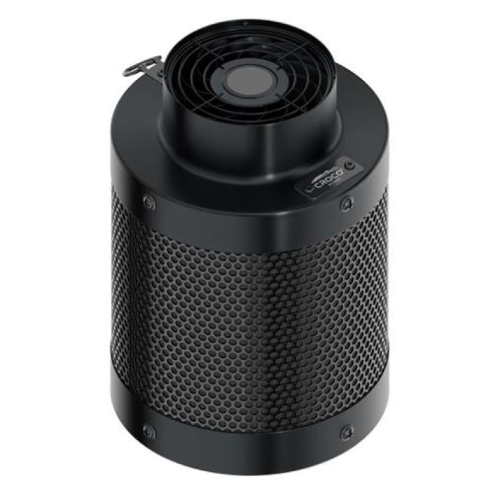 Aktiivihiilisuodatin, Croco Filters Combo 160-240m3/h + puhallin 230m3/h ø 100mm tuotekuva 1