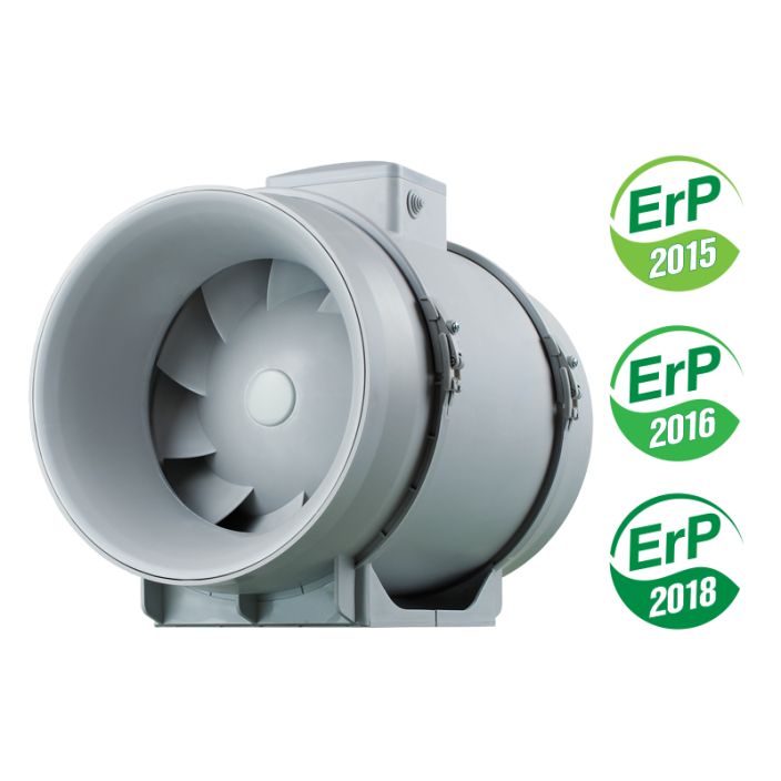 Vents TT PRO EC 450m³/h ø125mm Tehokas EC-moottorilla ja saatimella varustettu kanavapuhallin kasvihuoneen Vents TT PRO EC 450m³/h ø125mm Tehokas EC-moottorilla ja saatimella varustettu kanavapuhallin kasvihuoneen